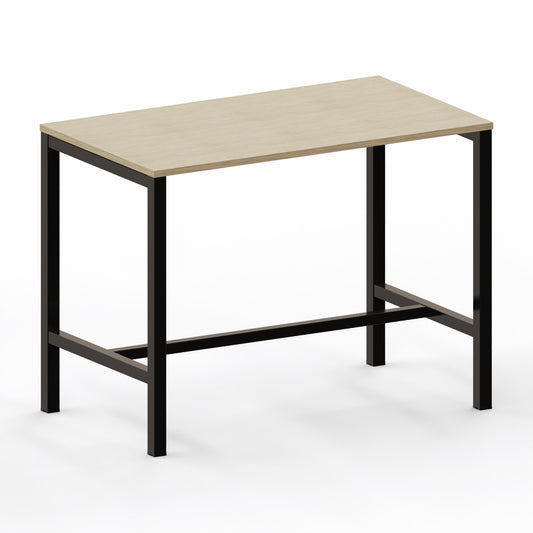 ASTROLITE | Table haute co-working piétement arche métal carrée