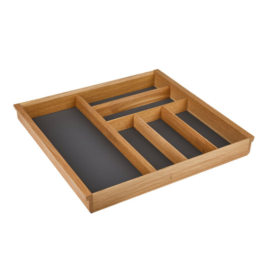 BE60E | Range-couverts en bois chêne pour meuble L 60 cm