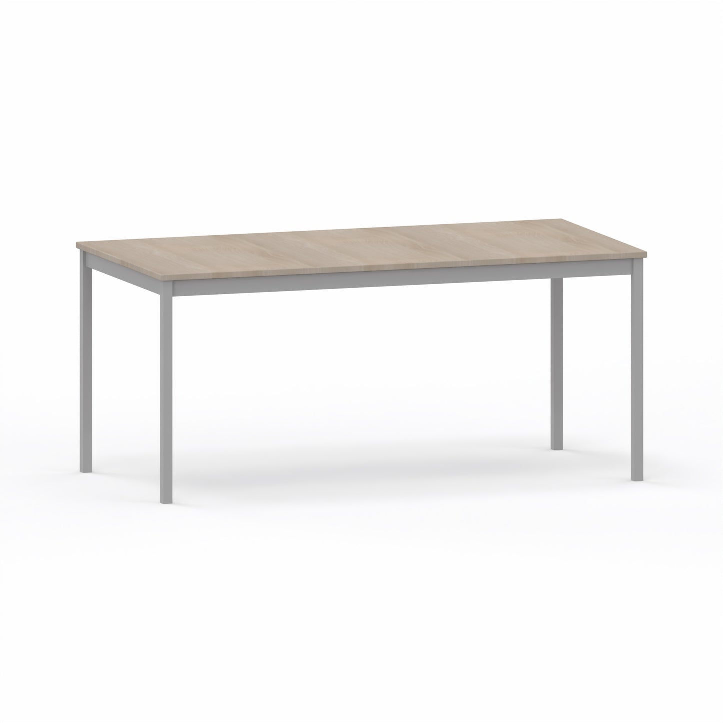 CADI | Table modulable droite individuelle 4 pieds métal