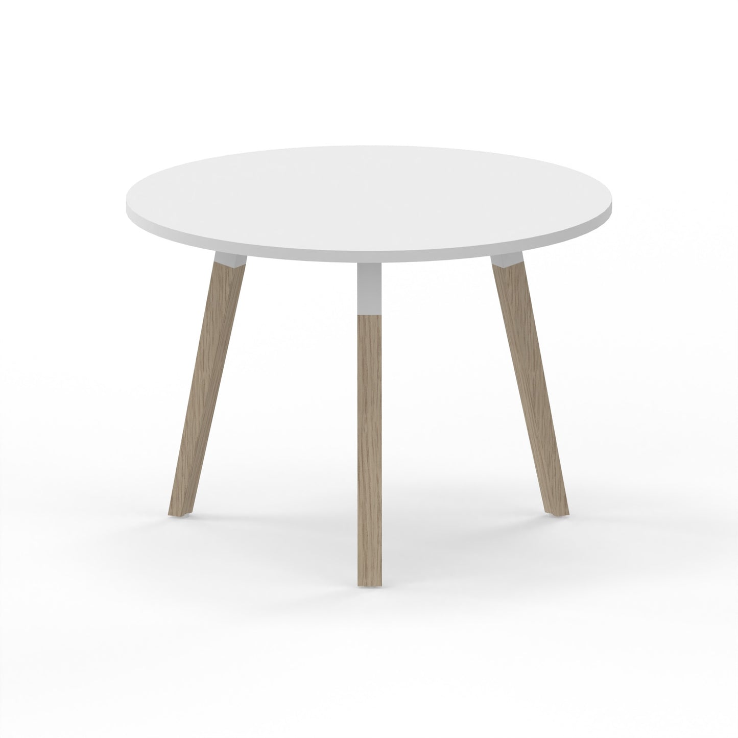 DIALOGUE | Table ronde avec piétement 3 pieds bois