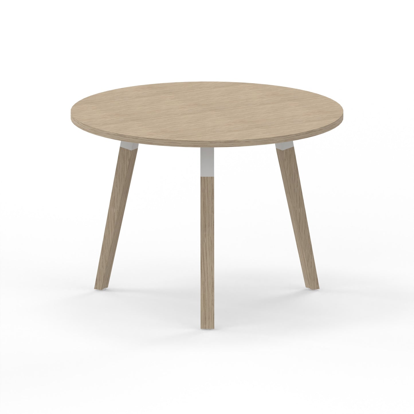 DIALOGUE | Table ronde avec piétement 3 pieds bois